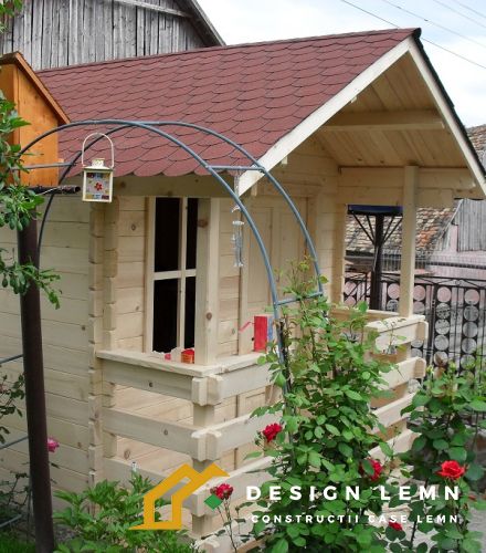 Fir wooden house for children C 014