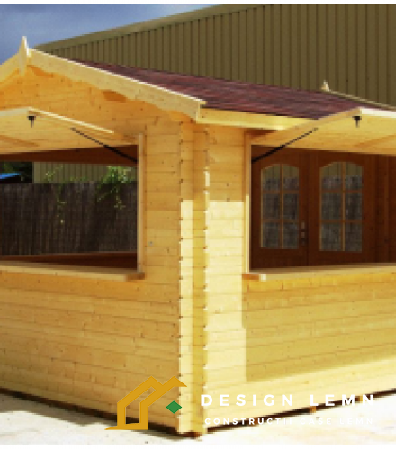 Fir wooden pavilion C 018