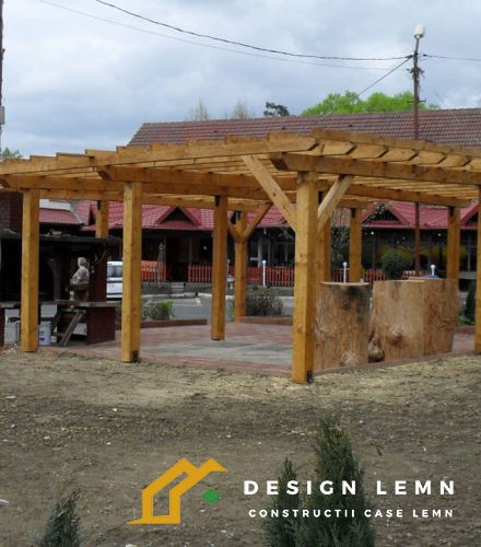 Pergola din lemn de brad C 025 b