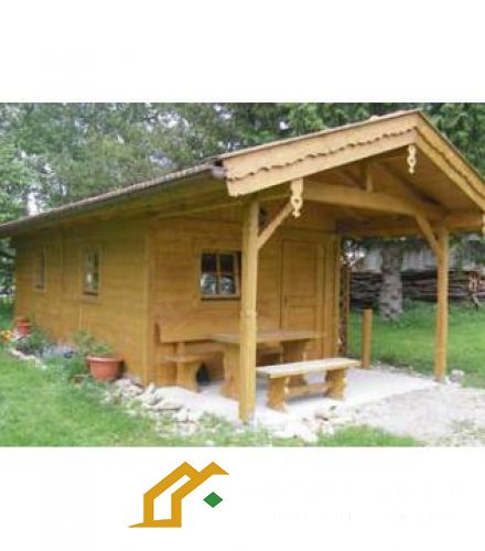 Garden Wooden House made of fir C 048