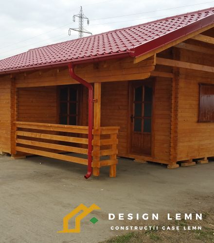 Casa din lemn de brad C 087 atelier