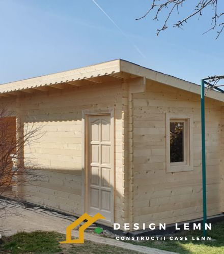 Fir wooden house with summer kitchen c 018